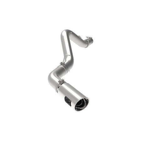 aFe Large Bore-HD 5 IN 409 SS DPF-Back Exhaust System w/Polished Tip 20-21 GM Truck V8-6.6L - NP Motorsports