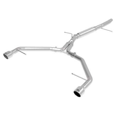 aFe MACHForce XP 3in-2.5in SS Exhaust Axle-Back 17-19 Audi A4 (B9) L4-2.0L (t) - Polished - NP Motorsports