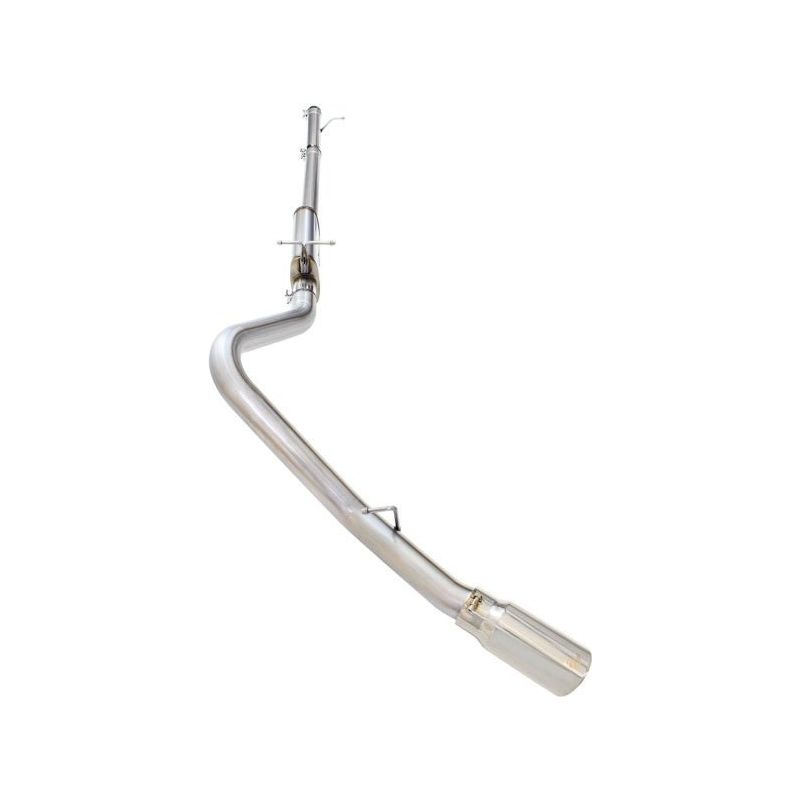 aFe MACHForce XP Exhaust 3in-3.5in SS Single Side Ext CB w/ Polish Tip 99-04 Ford F-250 V8 5.4L/6.8L - NP Motorsports