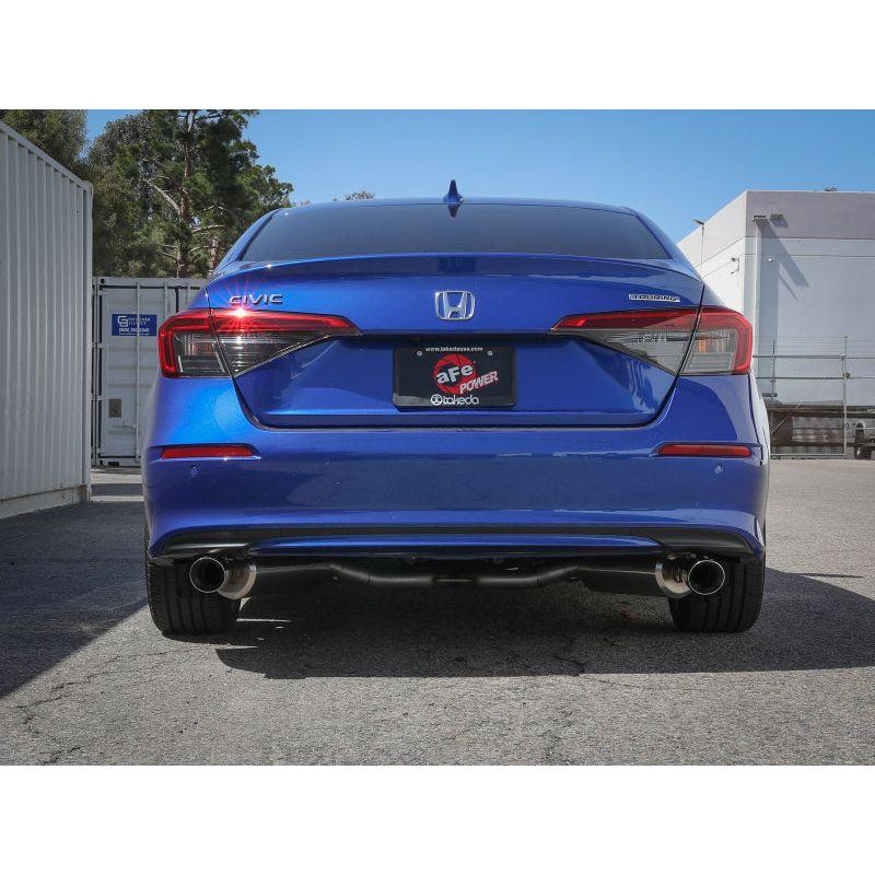 aFe POWER Takeda 2022 Honda Civic Stainless Steel Cat-Back Exhaust System w/ Polished Tip - NP Motorsports
