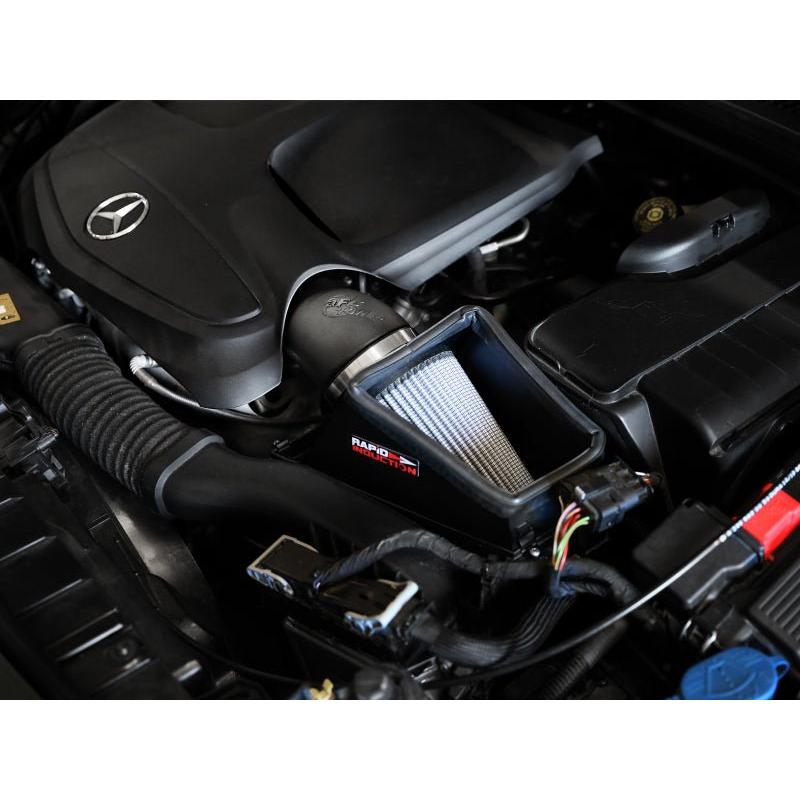 aFe Rapid Induction Pro Dry S Cold Air Intake System 14-19 Mercedes-Benz CLA250 L4-2.0L(t) - NP Motorsports