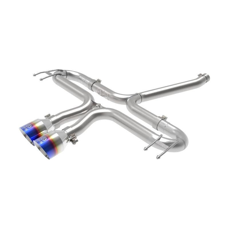 aFe Takeda 2-1/2in 304 SS Axle-Back Exhaust w/Blue Flame Tips 17-20 Honda Civic Sport L4-1.5L (t) - NP Motorsports