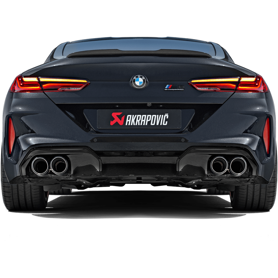 Akrapovic 2021 BMW M8/M8 Competition (F91/F92) Evolution Line Cat Back (Titanium) w/Carbon Tips - NP Motorsports