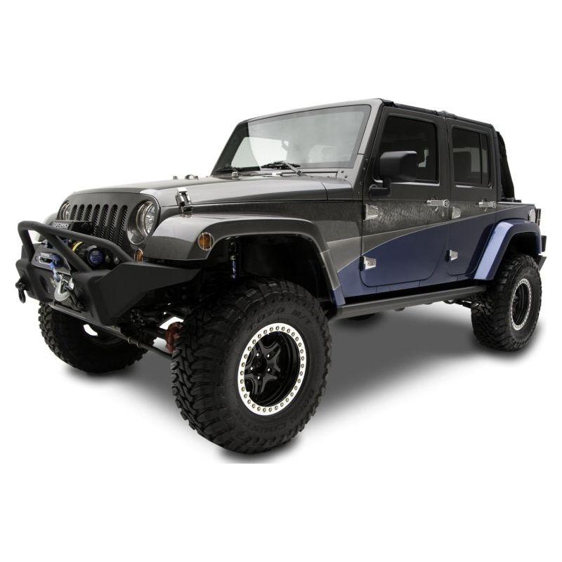 AMP Research 2007-2017 Jeep Wrangler JK 4 Door PowerStep - Black - NP Motorsports