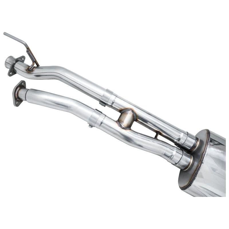 AWE 16-22 Toyota Tacoma 0FG Catback Exhaust w/ BashGuard - Dual Chrome Silver Tips - NP Motorsports