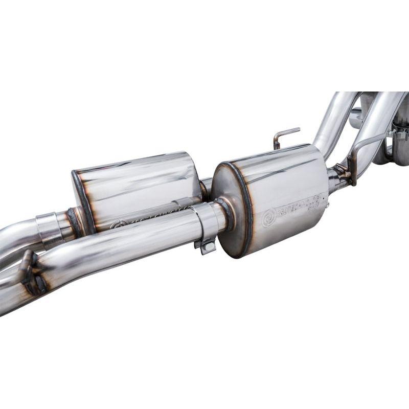 AWE 16-22 Toyota Tacoma 0FG Catback Exhaust w/ BashGuard - Dual Chrome Silver Tips - NP Motorsports