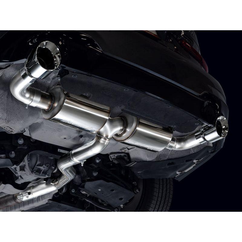 AWE 19-23 BMW 330i / 21-23 BMW 430i Base G2X Touring Axle Back Exhaust - Chrome Silver - NP Motorsports