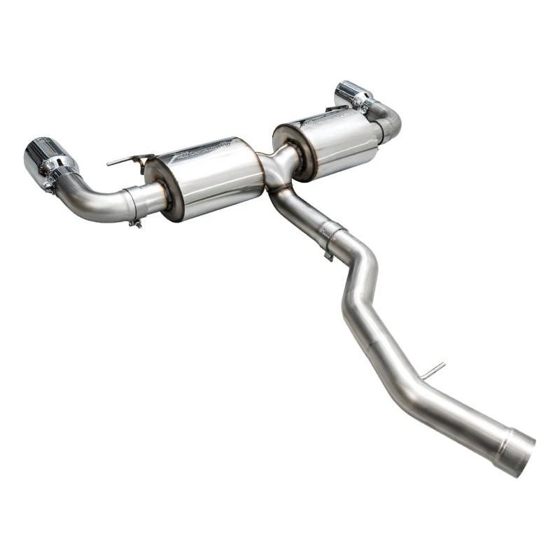 AWE 19-23 BMW 330i / 21-23 BMW 430i Base G2X Touring Axle Back Exhaust - Chrome Silver - NP Motorsports