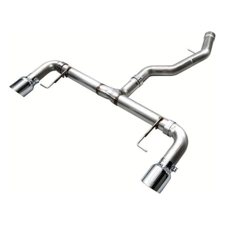 AWE 19-23 BMW 330i / 21-23 BMW 430i Base G2X Track Edition Axle Back Exhaust - Chrome Silver - NP Motorsports