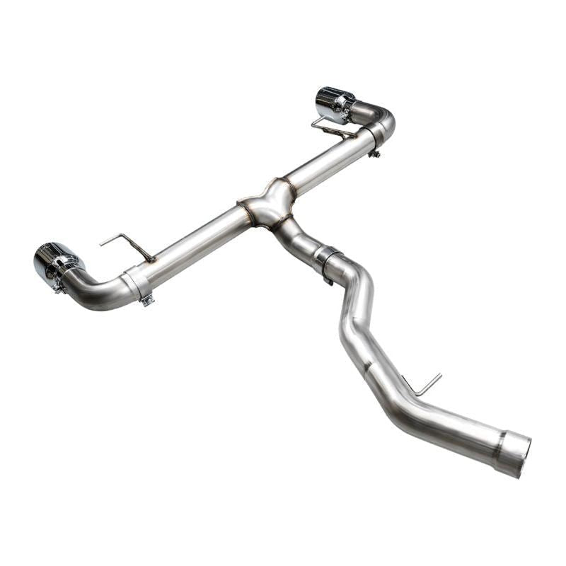 AWE 19-23 BMW 330i / 21-23 BMW 430i Base G2X Track Edition Axle Back Exhaust - Chrome Silver - NP Motorsports