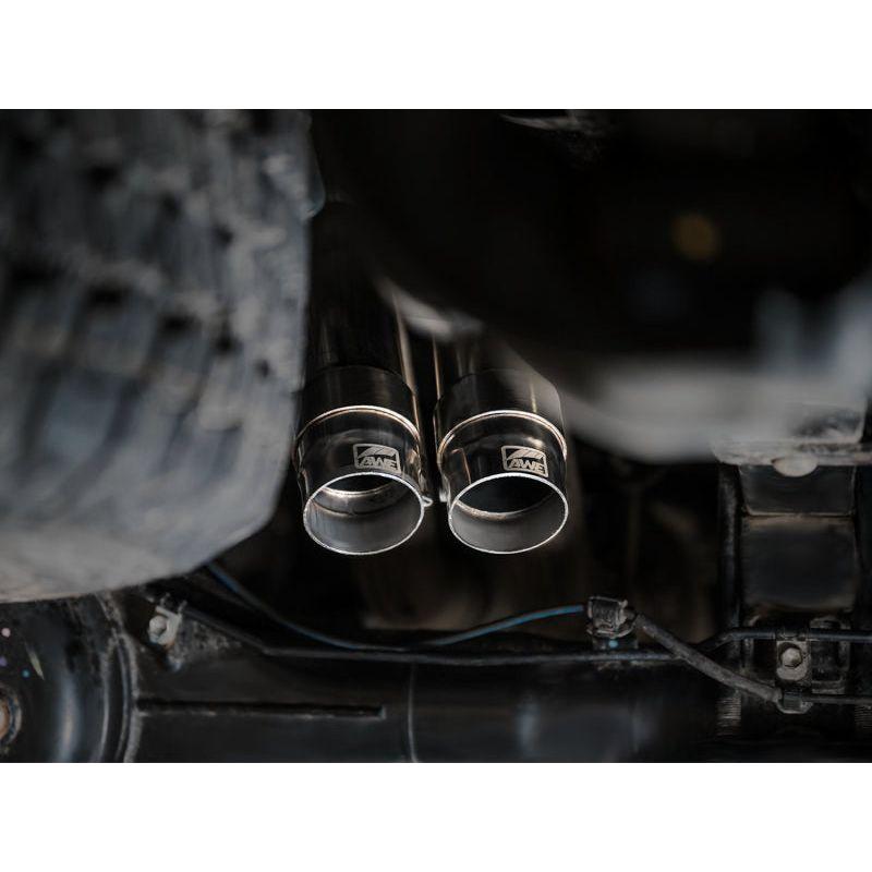 AWE 2016-2022 Toyota Tacoma 0FG Exhaust with BashGuard - No Tips - NP Motorsports