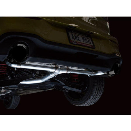 AWE 2022 VW GTI MK8 Track Edition Exhaust - Diamond Black Tips - NP Motorsports