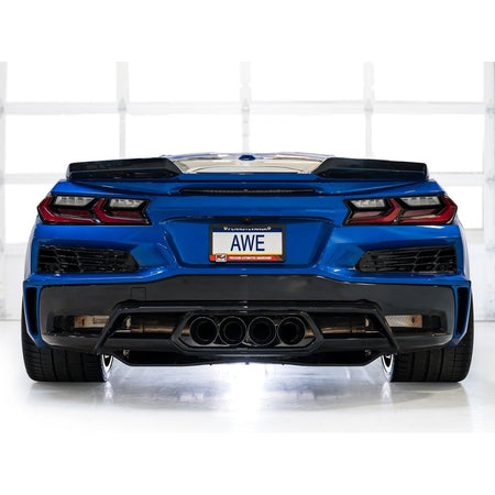AWE 2023 C8 Corvette Z06 SwitchPath Cat-Back Exhaust - Diamond Black Tips - NP Motorsports