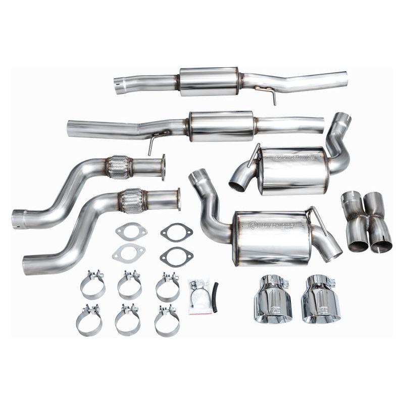 AWE 2023 Nissan Z RZ34 RWD Touring Edition Catback Exhaust System w/ Chrome Silver Tips - NP Motorsports