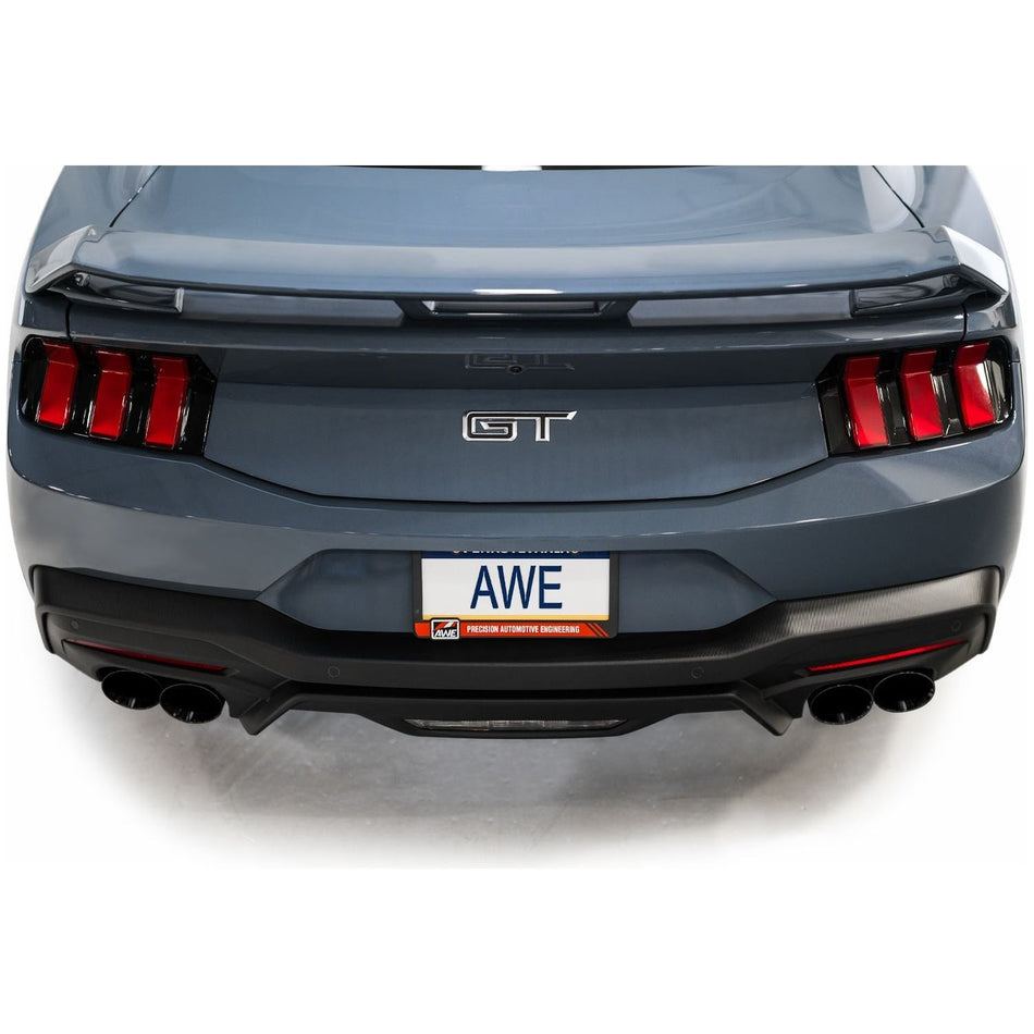 AWE 2024 Ford Mustang GT Fastback S650 RWD SwitchPath Catback Exhaust w/ Quad Diamond Black Tips - NP Motorsports
