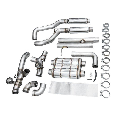 AWE 21+ Wrangler 392 Switchpath Cat-Back Exhaust- Quad BashGuards - NP Motorsports