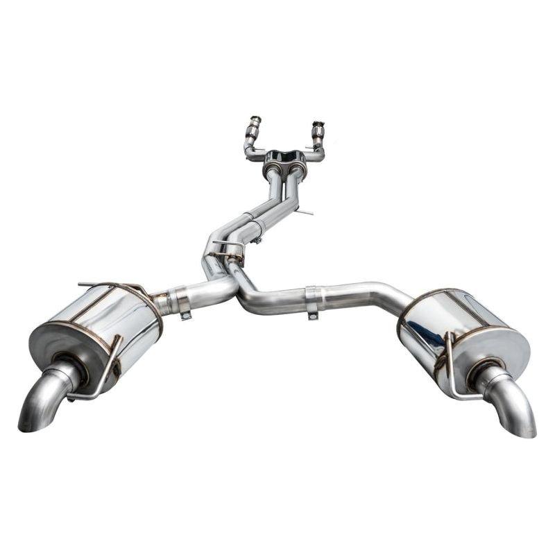 AWE Audi 2019-2023 C8 A6/A7 3.0T Touring Edition Cat-back Exhaust- Turn Downs - NP Motorsports