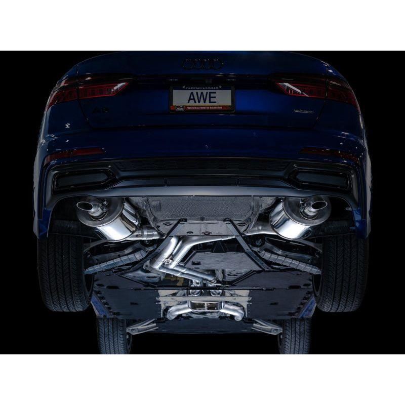 AWE Audi 2019-2023 C8 A6/A7 3.0T Touring Edition Cat-back Exhaust- Turn Downs - NP Motorsports