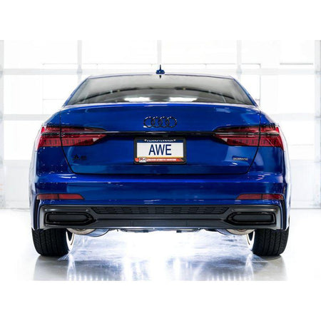 AWE Audi 2019-2023 C8 A6/A7 3.0T Touring Edition Cat-back Exhaust- Turn Downs - NP Motorsports