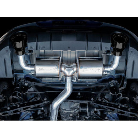 AWE Subaru BRZ/ Toyota GR86/ Toyota 86 Touring Edition Cat-Back Exhaust- Diamond Black Tips - NP Motorsports