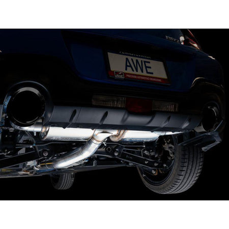 AWE Subaru BRZ/ Toyota GR86/ Toyota 86 Touring Edition Cat-Back Exhaust- Diamond Black Tips - NP Motorsports