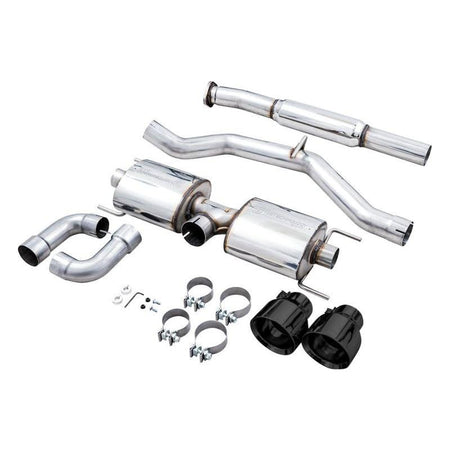 AWE Subaru BRZ/ Toyota GR86/ Toyota 86 Touring Edition Cat-Back Exhaust- Diamond Black Tips - NP Motorsports