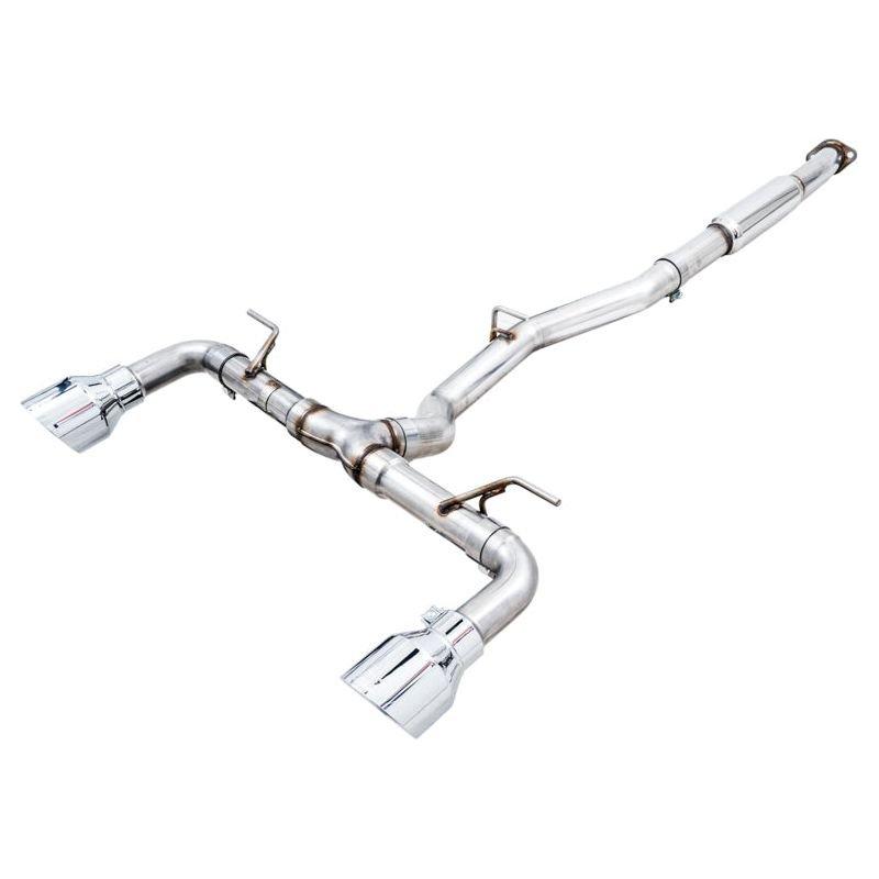 AWE Subaru BRZ/ Toyota GR86/ Toyota 86 Track Edition Cat-Back Exhaust- Chrome Silver Tips - NP Motorsports