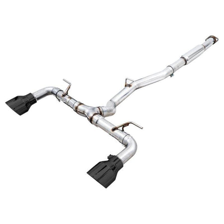 AWE Subaru BRZ / Toyota GR86 / Toyota 86 Track Edition Cat-Back Exhaust- Diamond Black Tips - NP Motorsports