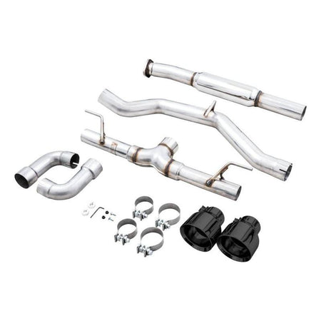 AWE Subaru BRZ / Toyota GR86 / Toyota 86 Track Edition Cat-Back Exhaust- Diamond Black Tips - NP Motorsports