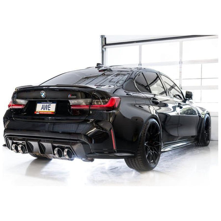 AWE SwitchPath Catback Exhaust for BMW G8X M3/M4 - Chrome Silver Tips - NP Motorsports