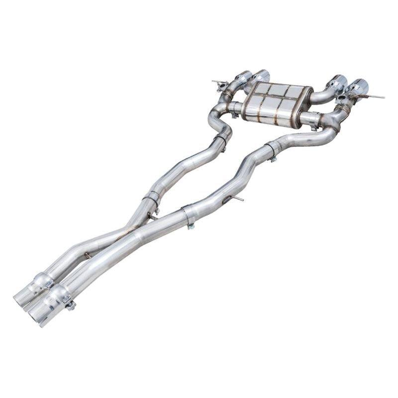 AWE SwitchPath Catback Exhaust for BMW G8X M3/M4 - Chrome Silver Tips - NP Motorsports