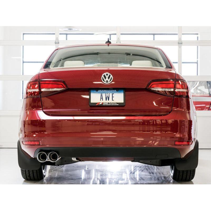 AWE Tuning 09-14 Volkswagen Jetta Mk6 1.4T Touring Edition Exhaust - Chrome Silver Tips - NP Motorsports