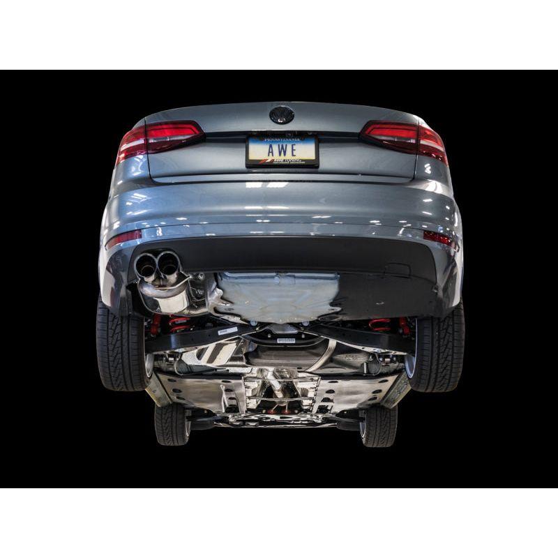 AWE Tuning 09-14 Volkswagen Jetta Mk6 1.4T Touring Edition Exhaust - Chrome Silver Tips - NP Motorsports