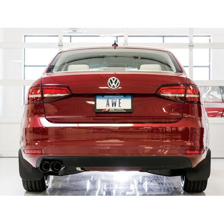 AWE Tuning 09-14 Volkswagen Jetta Mk6 1.4T Track Edition Exhaust - Diamond Black Tips - NP Motorsports