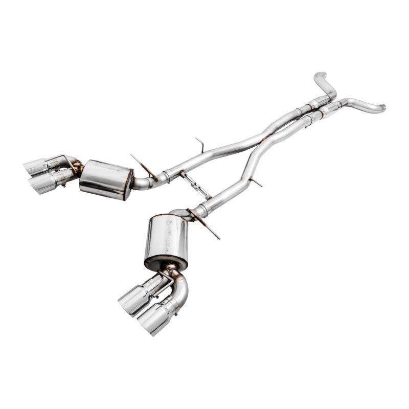 AWE Tuning 16-19 Chevy Camaro SS Res Cat-Back Exhaust -Touring Edition (Quad Chrome Silver Tips) - NP Motorsports