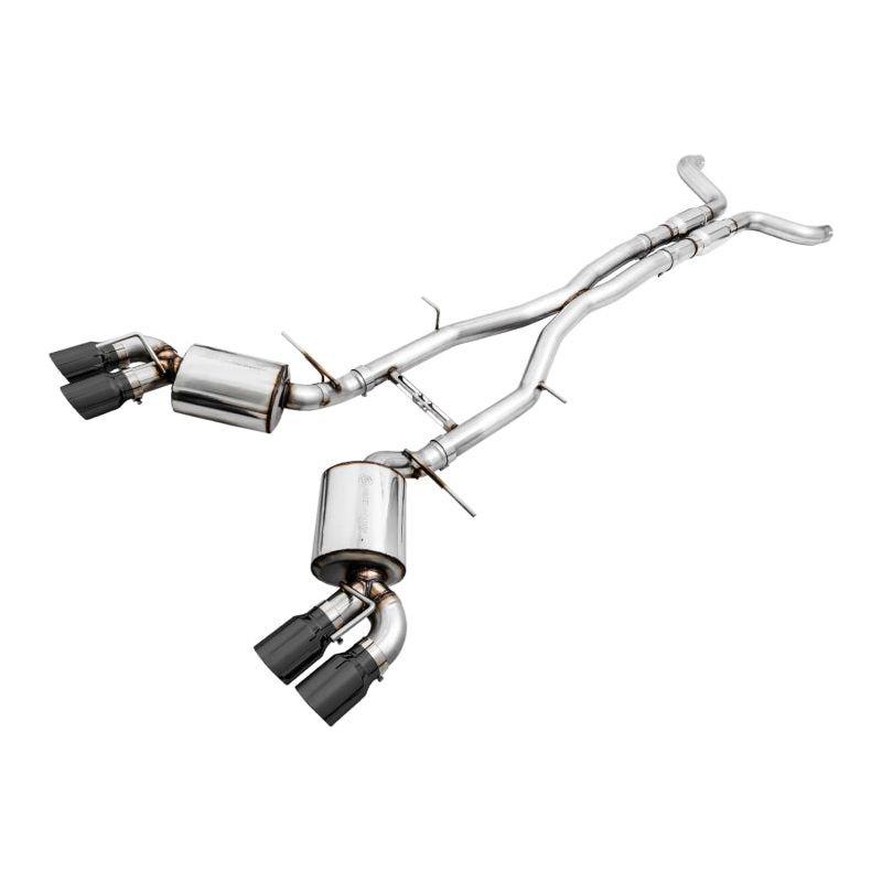 AWE Tuning 16-19 Chevy Camaro SS Res Cat-Back Exhaust -Touring Edition (Quad Diamond Black Tips) - NP Motorsports