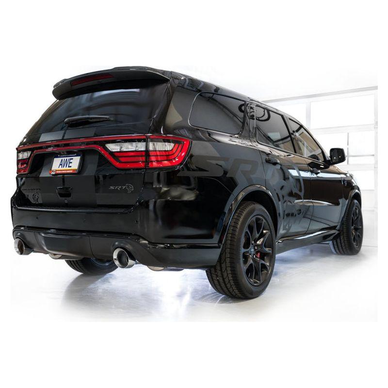 AWE Tuning 18-23 Dodge Durango SRT & Hellcat Track Edition Exhaust - Chrome Silver Tips - NP Motorsports