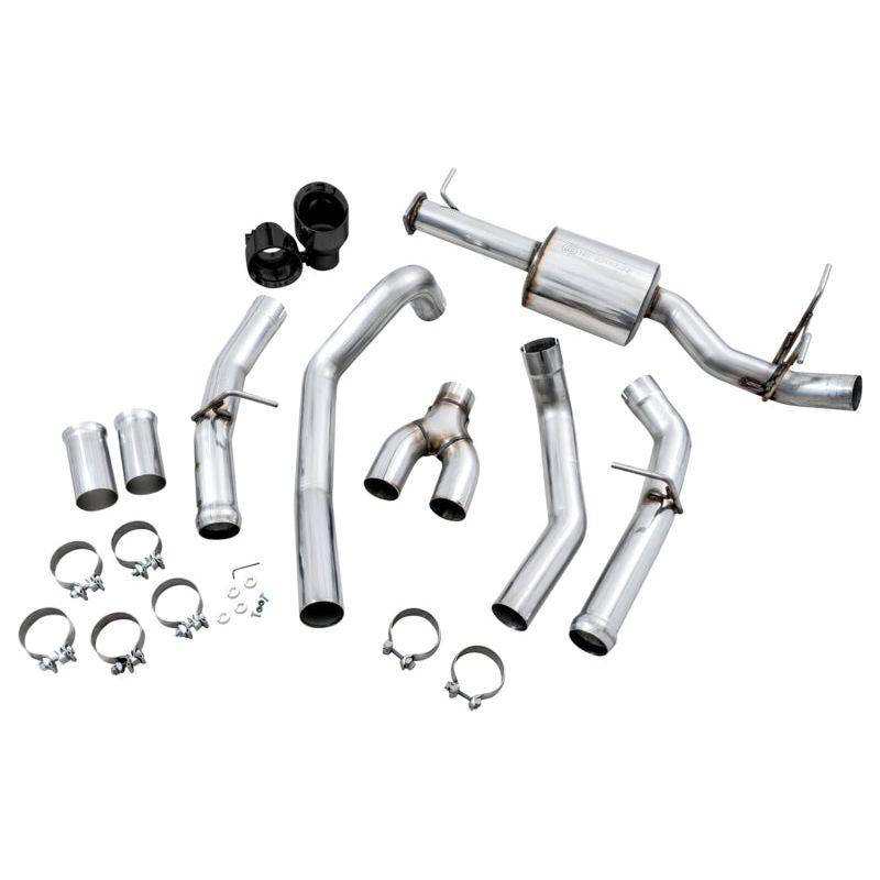 AWE Tuning 19-21 RAM 1500 5.7L (w/Cutouts) 0FG Dual Rear Exit Cat-Back Exhaust - Diamond Black Tips - NP Motorsports