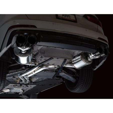 AWE Tuning 19-23 Audi C8 S6/S7 2.9T V6 AWD Touring Edition Exhaust - Diamond Black Tips - NP Motorsports