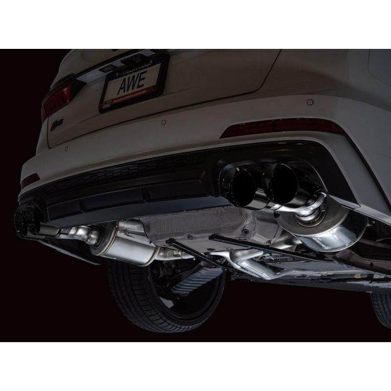 AWE Tuning 19-23 Audi C8 S6/S7 2.9T V6 AWD Touring Edition Exhaust - Diamond Black Tips - NP Motorsports