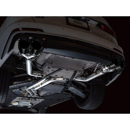 AWE Tuning 19-23 Audi C8 S6/S7 2.9T V6 AWD Track Edition Exhaust - Diamond Black Tips - NP Motorsports