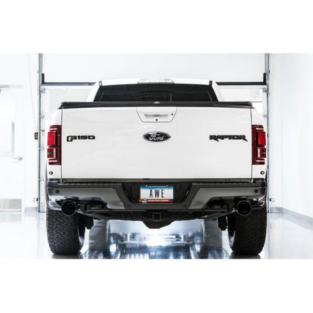 AWE Tuning 2017+ Ford Raptor 0 FG Performance Exhaust System - w/ Diamond Black Tips - NP Motorsports