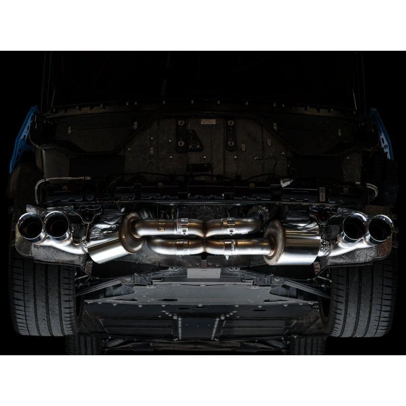 AWE Tuning 2020 Chevrolet Corvette (C8) Touring Edition Exhaust - Quad Chrome Silver Tips - NP Motorsports