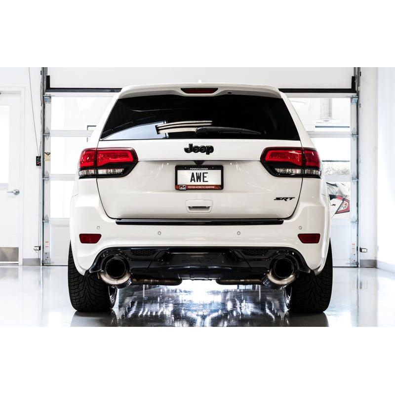 AWE Tuning 2020 Jeep Grand Cherokee SRT Touring Edition Exhaust - Chrome Silver Tips - NP Motorsports