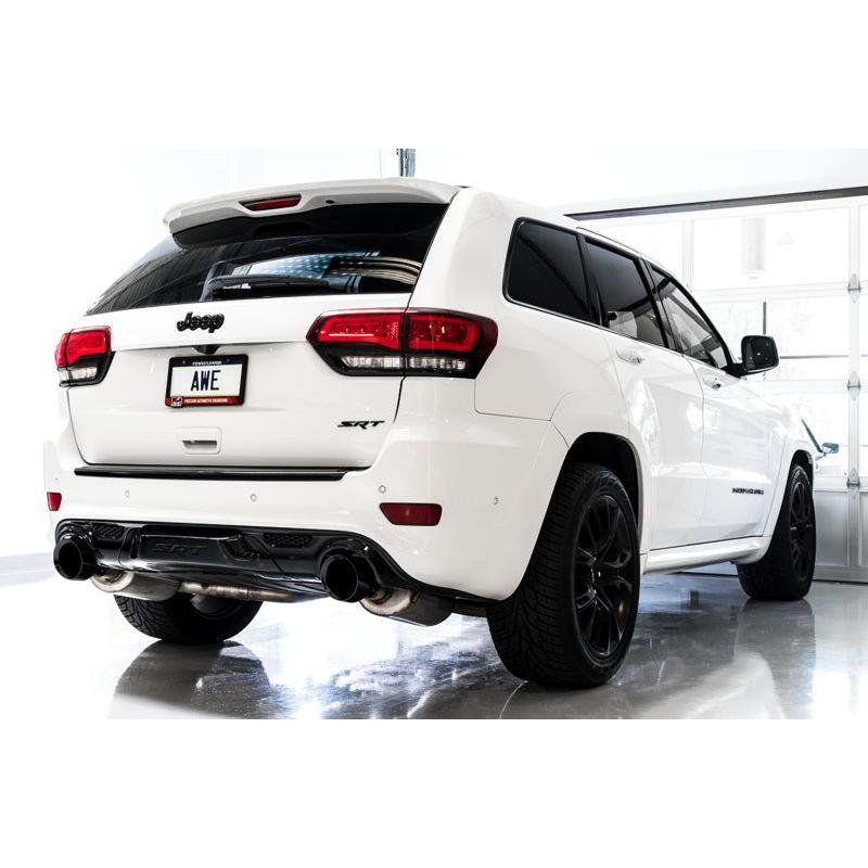 AWE Tuning 2020 Jeep Grand Cherokee SRT Touring Edition Exhaust - Chrome Silver Tips - NP Motorsports