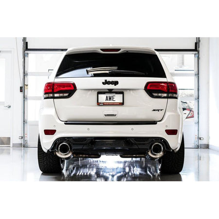 AWE Tuning 2020 Jeep Grand Cherokee SRT Touring Edition Exhaust - Diamond Black Tips - NP Motorsports