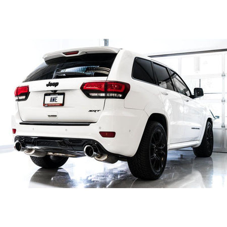 AWE Tuning 2020 Jeep Grand Cherokee SRT Touring Edition Exhaust - Diamond Black Tips - NP Motorsports