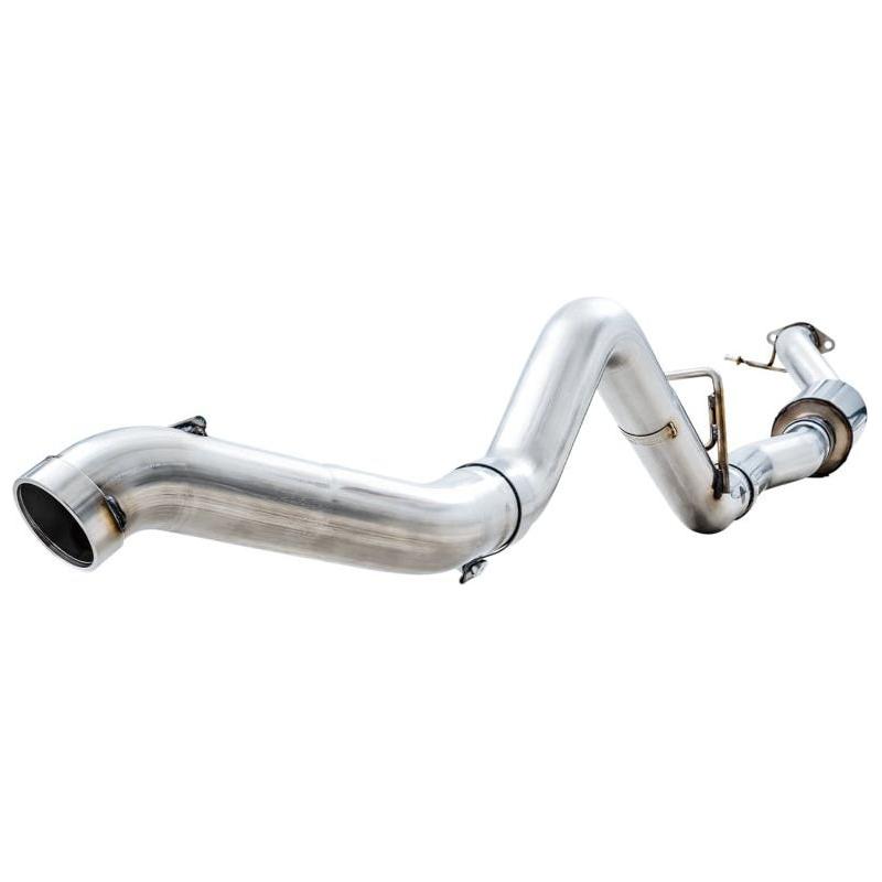 AWE Tuning 2021+ Ford Bronco 0FG Exhaust (No Tips) w/ Bash Guard - NP Motorsports