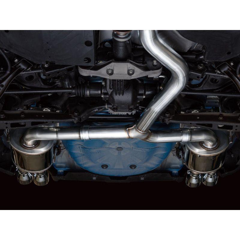 AWE Tuning 2022+ VB Subaru WRX Touring Edition Exhaust - Chrome Silver Tips - NP Motorsports