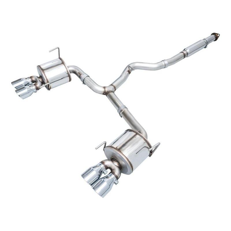 AWE Tuning 2022+ VB Subaru WRX Touring Edition Exhaust - Chrome Silver Tips - NP Motorsports